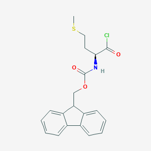 molecular formula C20H20ClNO3S B019873 Fmoc-L-methionyl chloride CAS No. 103321-54-6