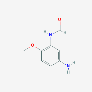 molecular formula C8H10N2O2 B019879 N-(5-Amino-2-methoxyphenyl)formamide CAS No. 78939-34-1
