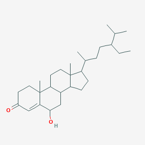 molecular formula C29H48O2 B198794 6-Hydroxystigmast-4-en-3-one CAS No. 36450-02-9