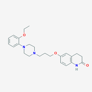 molecular formula C24H31N3O3 B019882 Selprazine CAS No. 103997-59-7