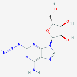 molecular formula C10H12N8O4 B019884 2-Azidoadenosine CAS No. 59587-07-4