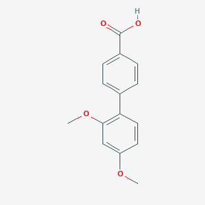 molecular formula C15H14O4 B019889 4-(2,4-二甲氧基苯基)苯甲酸 CAS No. 108474-22-2
