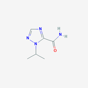molecular formula C6H10N4O B019894 1-Isopropyl-1H-1,2,4-triazole-5-carboxamide CAS No. 106535-40-4