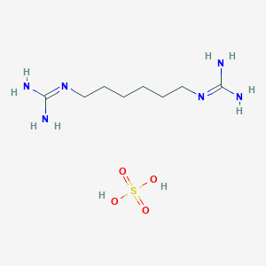 molecular formula C8H22N6O4S B019900 1,6-Bis(guanidino)hexane Sulfate CAS No. 6966-26-3
