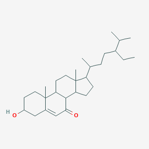 molecular formula C29H48O2 B199101 14-(5-Ethyl-6-methylheptan-2-yl)-5-hydroxy-2,15-dimethyltetracyclo[8.7.0.0^{2,7}.0^{11,15}]heptadec-7-en-9-one CAS No. 2034-74-4