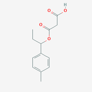 3-[1-(4-Methylphenyl)propoxy]-3-oxopropanoic acid