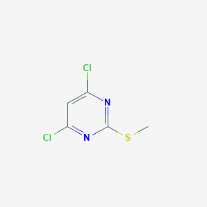 molecular formula C5H4Cl2N2S B019916 4,6-Dichloro-2-(methylthio)pyrimidine CAS No. 6299-25-8