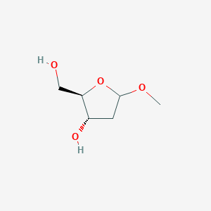 (2R,3S)-2-(Hydroxymethyl)-5-methoxytetrahydrofuran-3-ol
