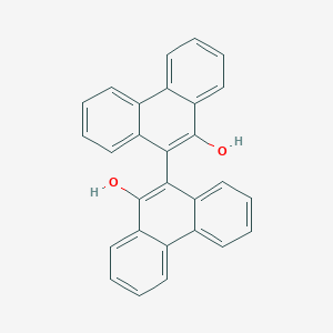 molecular formula C28H18O2 B019973 [9,9'-Biphenanthrene]-10,10'-diol CAS No. 110071-78-8