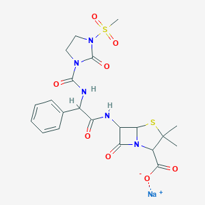 molecular formula C21H24N5NaO8S2 B019979 Mezlocillin sodium CAS No. 59798-30-0