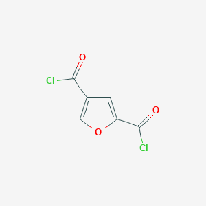 molecular formula C6H2Cl2O3 B019989 Furan-2,4-dicarbonyl chloride CAS No. 104721-75-7