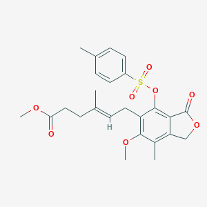 molecular formula C25H28O8S B020002 Methyl 4'-Tosylmycophenolate CAS No. 171808-02-9