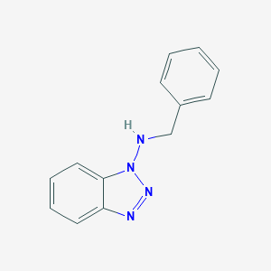 molecular formula C13H12N4 B020005 N-(Phenylmethyl)-1H-benzotriazol-1-amine CAS No. 105026-59-3