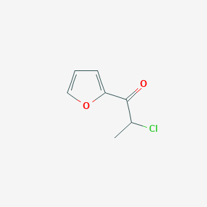 molecular formula C7H7ClO2 B020032 2-Chloro-1-(2-furyl)-1-propanone CAS No. 106430-52-8
