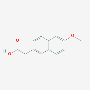 molecular formula C13H12O3 B020033 6-甲氧基-2-萘乙酸 CAS No. 23981-47-7