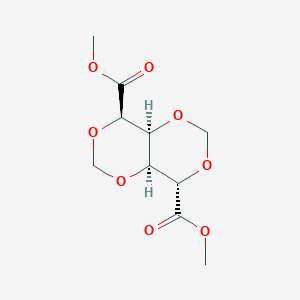 molecular formula C10H14O8 B020035 2-O,4-O:3-O,5-O-Dimethylene-D-glucaric acid dimethyl ester CAS No. 4539-77-9
