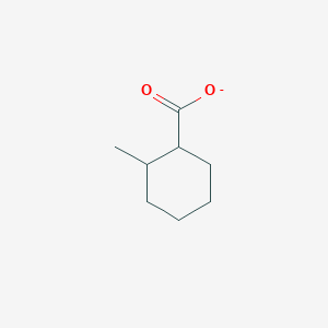 molecular formula C8H13O2- B020038 2-Methylcyclohexane-1-carboxylate CAS No. 106044-97-7