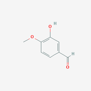 molecular formula C8H8O3 B020041 异香草醛 CAS No. 621-59-0