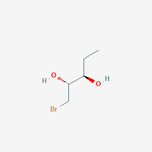 molecular formula C5H11BrO2 B020055 (2R,3R)-1-Bromopentane-2,3-diol CAS No. 101221-91-4