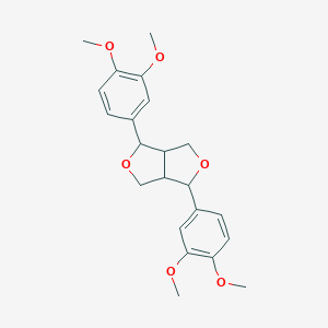 molecular formula C22H26O6 B200590 (+)-Eudesmin CAS No. 526-06-7