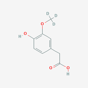 molecular formula C9H10O4 B020060 高香草酸-d3 CAS No. 74495-71-9