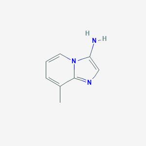 molecular formula C8H9N3 B020067 8-Methylimidazo[1,2-a]pyridin-3-amine CAS No. 68739-11-7