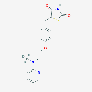 molecular formula C18H19N3O3S B020082 Rosiglitazone-d3 