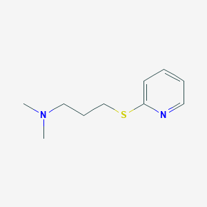 molecular formula C10H16N2S B020095 N,N-dimethyl-3-pyridin-2-ylsulfanylpropan-1-amine CAS No. 104818-94-2