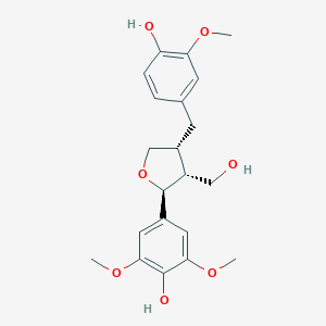 molecular formula C21H26O7 B200966 5'-Methoxylariciresinol CAS No. 105256-12-0