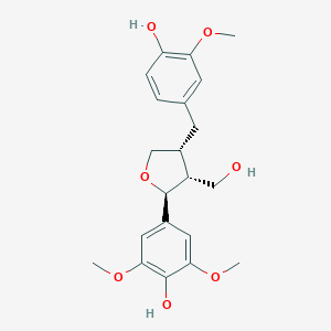 4-[(2S,3R,4R)-4-[(4-hydroxy-3-methoxyphenyl)methyl]-3-(hydroxymethyl)oxolan-2-yl]-2,6-dimethoxyphenol
