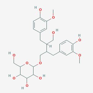 molecular formula C26H36O11 B200982 (8R,8'R)-Secoisolariciresinol 9-glucoside CAS No. 63320-67-2