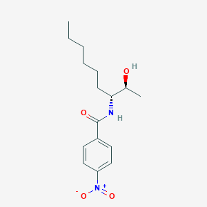 molecular formula C16H24N2O4 B020105 N-[(2S,3R)-2-hydroxynonan-3-yl]-4-nitrobenzamide CAS No. 119691-06-4