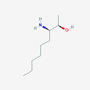 molecular formula C9H21NO B020107 rac threo-3-Aminononan-2-ol CAS No. 119720-60-4