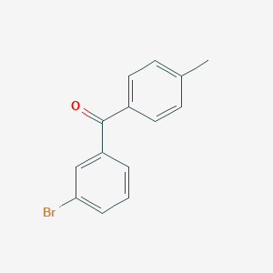 molecular formula C14H11BrO B020119 (3-Bromophenyl)(4-methylphenyl)methanone CAS No. 102092-51-3