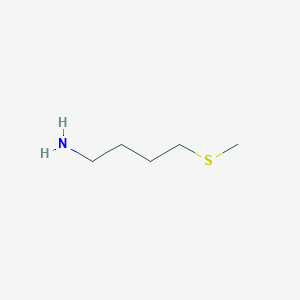 molecular formula C5H13NS B020132 1-丁胺，4-(甲硫基)- CAS No. 55021-77-7