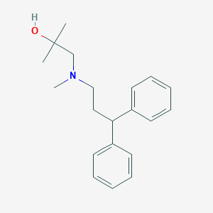 molecular formula C20H27NO B020139 2,N-dimethyl-N-(3,3-diphenylpropyl)-1-amino-2-propanol CAS No. 100442-33-9
