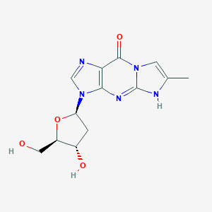 molecular formula C13H15N5O4 B020144 2'-脱氧-4-脱甲基鸟苷 CAS No. 101803-00-3