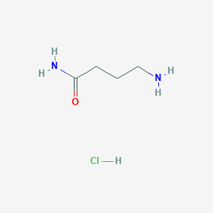 molecular formula C4H11ClN2O B020151 4-Aminobutanamide hydrochloride CAS No. 13031-62-4