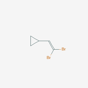 molecular formula C5H6Br2 B020152 1-(2,2-Dibromoethenyl)cyclopropane CAS No. 122244-78-4