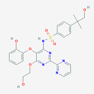 molecular formula C26H27N5O7S B020160 Hydroxy Desmethyl Bosentan CAS No. 253688-62-9