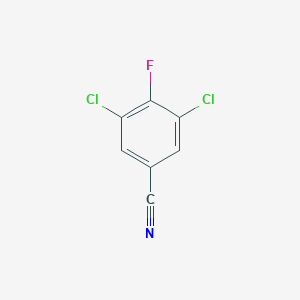 molecular formula C7H2Cl2FN B020162 3,5-Dichloro-4-fluorobenzonitrile CAS No. 103879-31-8