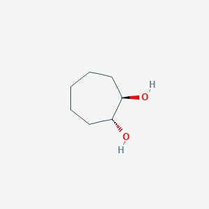 molecular formula C7H14O2 B020173 (R,R)-(-)-1,2-cycloheptanediol CAS No. 108268-28-6