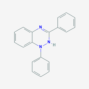 molecular formula C19H15N3 B020181 1,4-Dihydro-1,3-diphenyl-1,2,4-benzotriazine CAS No. 19818-44-1