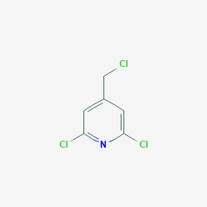 molecular formula C6H4Cl3N B020185 2,6-Dichloro-4-(chloromethyl)pyridine CAS No. 101990-72-1