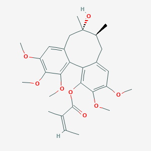 molecular formula C28H36O8 B201918 Angeloyl gomisin H CAS No. 66056-22-2