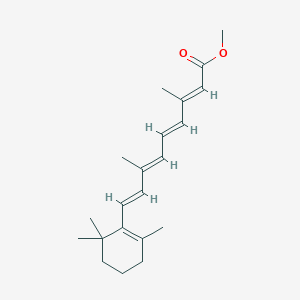 molecular formula C21H30O2 B020215 甲基维甲酸 CAS No. 339-16-2