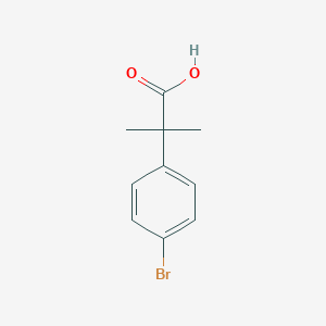 molecular formula C10H11BrO2 B020217 2-(4-Bromophenyl)-2-methylpropanoic acid CAS No. 32454-35-6