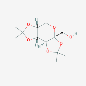molecular formula C₁₂H₂₀O₆ B020219 2,3:4,5-Di-O-isopropylidene-beta-D-fructopyranose CAS No. 20880-92-6