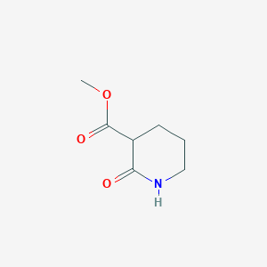 molecular formula C7H11NO3 B020224 2-氧代哌啶-3-羧酸甲酯 CAS No. 106118-94-9