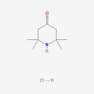 molecular formula C9H18ClNO B202289 Triacetonamine hydrochloride CAS No. 33973-59-0